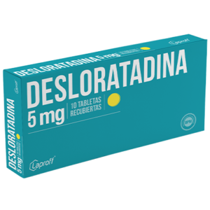 Desloratadina 5 mg Laproff – Caja x 10 tabletas | Antihistamínico para alergias