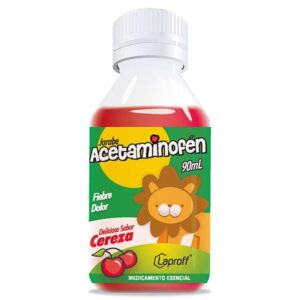 Acetaminofén jarabe Laproff frasco 90 ml antipirético pediátrico