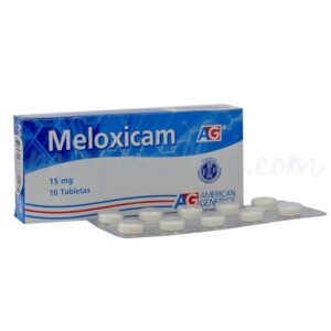 Meloxicam 15 mg — Caja x 10 tabletas AG | Antiinflamatorio y analgésico de acción prolongada