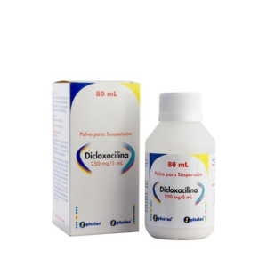 Dicloxacilina 250 mg/5 mL — Frasco 80 mL Ophalac | Antibiótico penicilina resistente