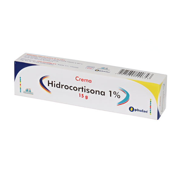 Hidrocortisona 1% Crema — Tubo x 15 g Anglopharma | Corticoide tópico para inflamación y prurito