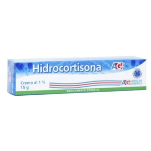 Hidrocortisona 1 % Crema — Tubo x 15 g AG | Corticoide tópico suave