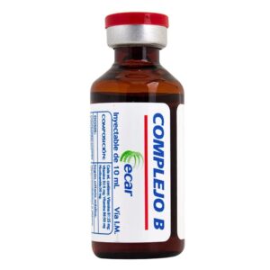 Complejo B Ampolla 10 mL — Solución inyectable Ecar | Vitaminas del complejo B