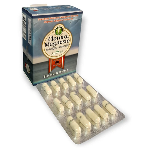 Cloruro de Magnesio — Frasco x 60 cápsulas (TotalMax) | Suplemento mineral