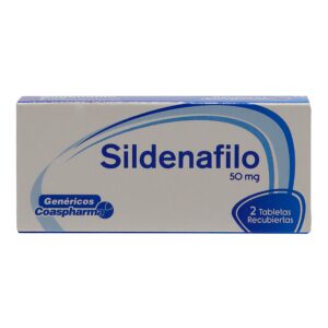 Sildenafil 50 mg — Caja x 2 tabletas (Coaspharma) | Tratamiento disfunción eréctil