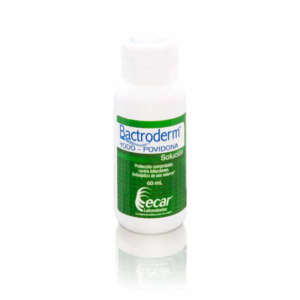 Bactroderm — Yodopovidona Solución Frasco x 60 mL (Ecar) | Antiséptico tópico