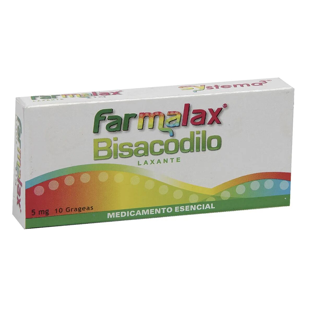 FARMALAX 5 mg — Caja x 10 grageas (Bisacodilo) | Laxante estimulante Ecar