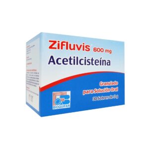 Zifluvis 600 mg – Caja x 30 Sobres | Acetilcisteína Mucolítico