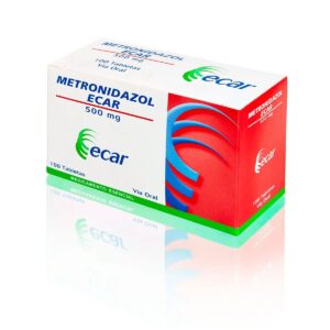 Metronidazol 500 mg — Caja x 100 tabletas | Antiparasitario y antibacteriano | ECAR