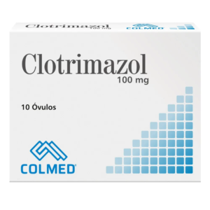 CLOTRIMAZOL 100 mg — Caja x 10 Óvulos | COLMED — Antifúngico Vaginal